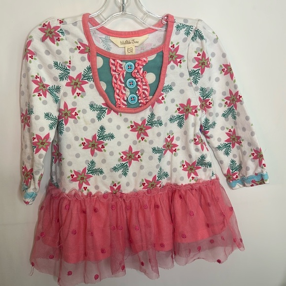 Matilda Jane long sleeve sweater with tulle hemline 6-12m EUC - Picture 1 of 4